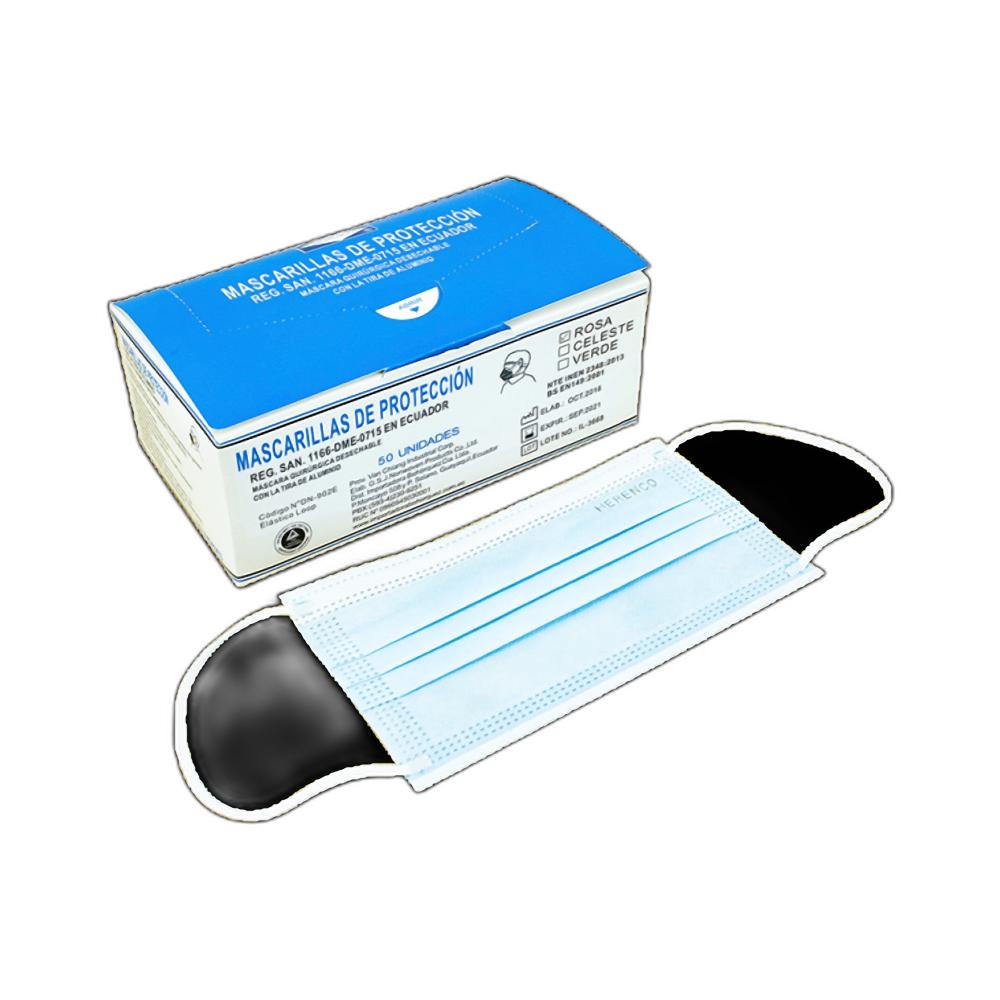 MASCARILLA DESCARTABLE CON ELASTICO UND