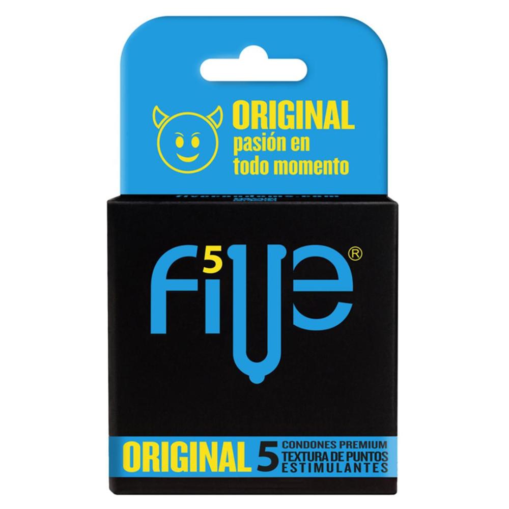 PRESERVATIVO FIVE CONDONS CAJA 5UDS