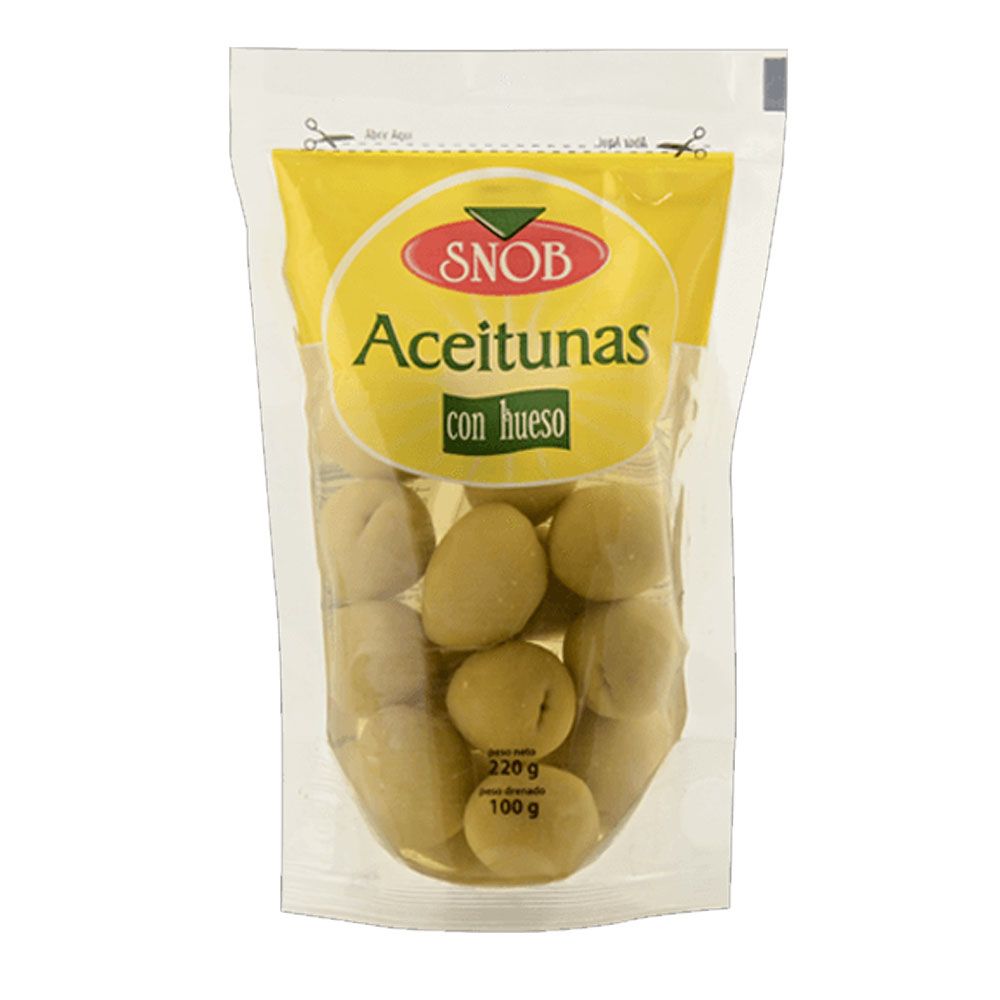 ACEITUNA CON HUESO VERDE SNOB DOYPACK 23