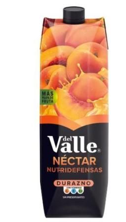 NECTAR DEL VALLE DURAZNO 1L