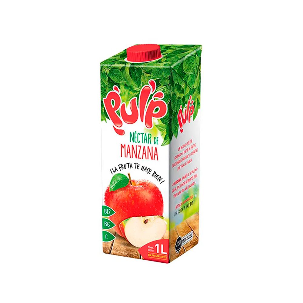 NECTAR PULP MANZANA 1L