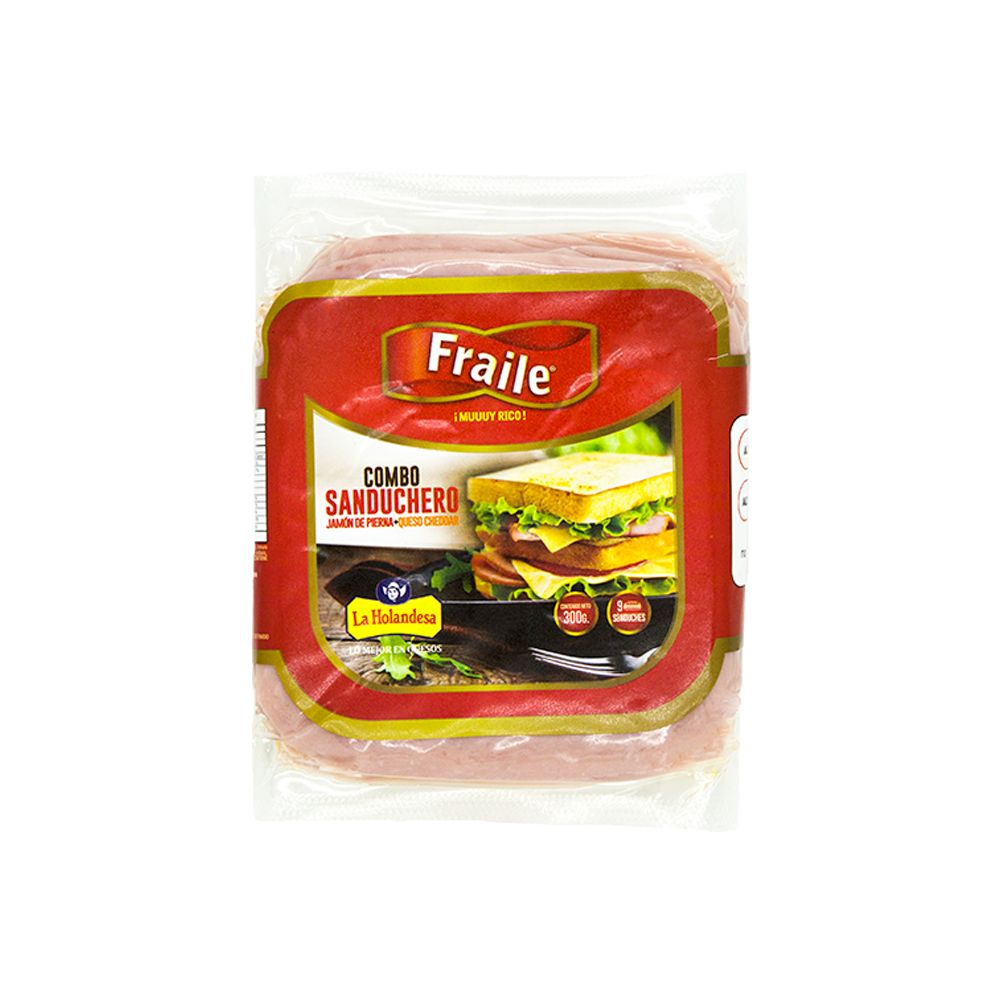 COMBO SANDUCHERO JAMON ESP + QUESO HOLAN