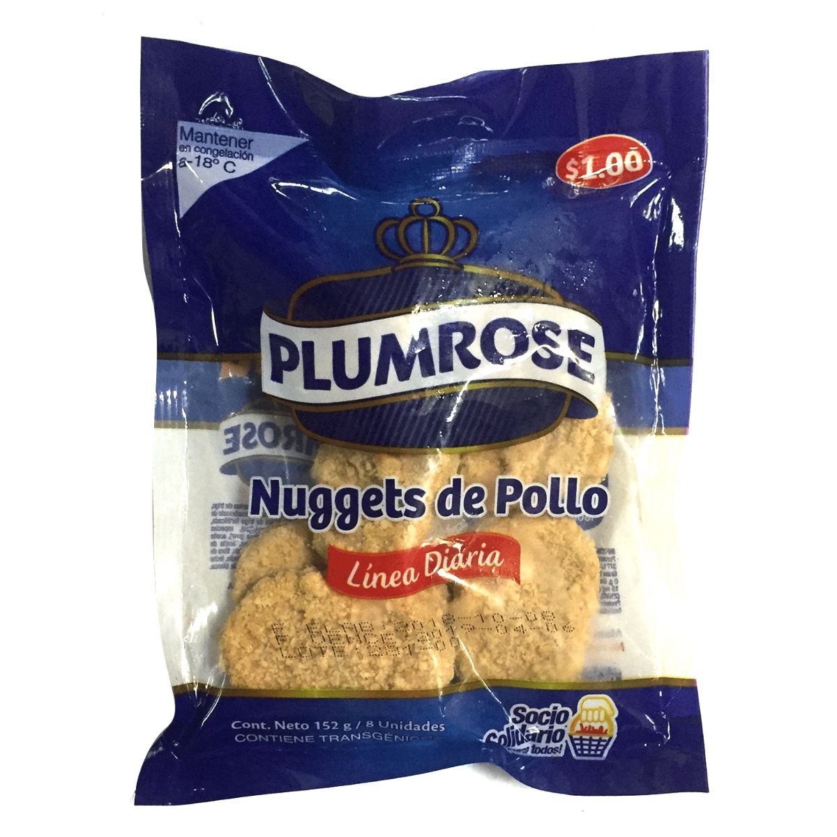 NUGGETS DE POLLO PLUMROSE 152G