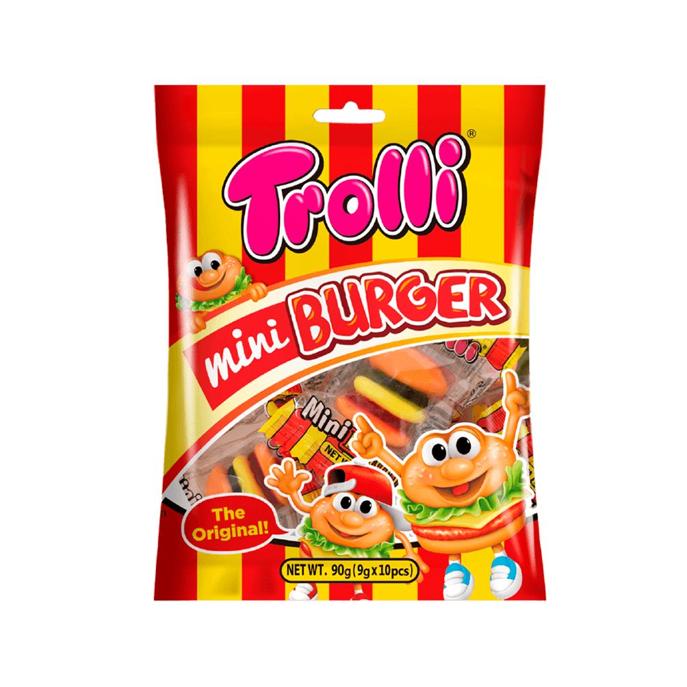 TROLLI GOMAS MINIBURGER 90 GR