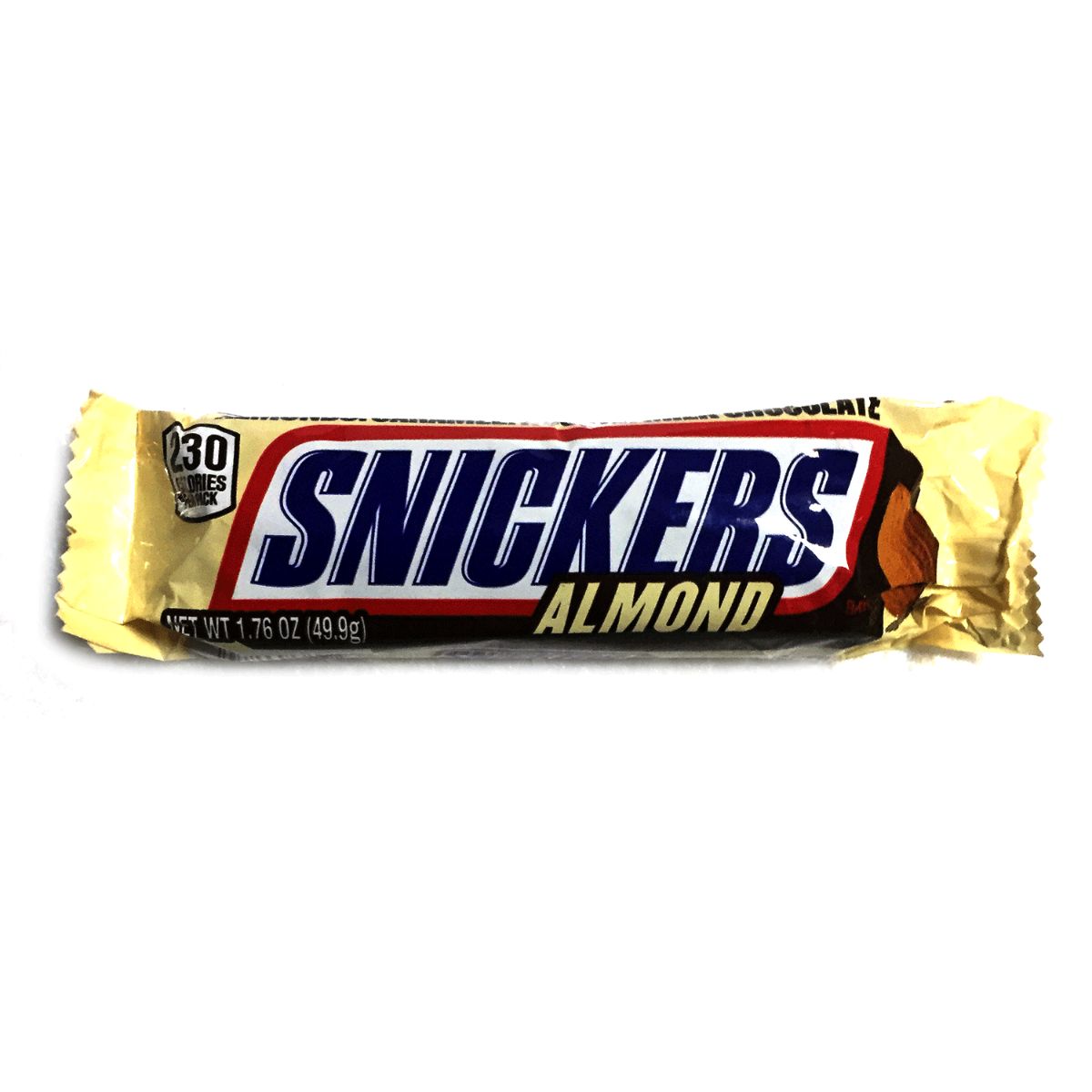 BARRA DE CHOCOLATE SNICKERS ALMOND 49.9G