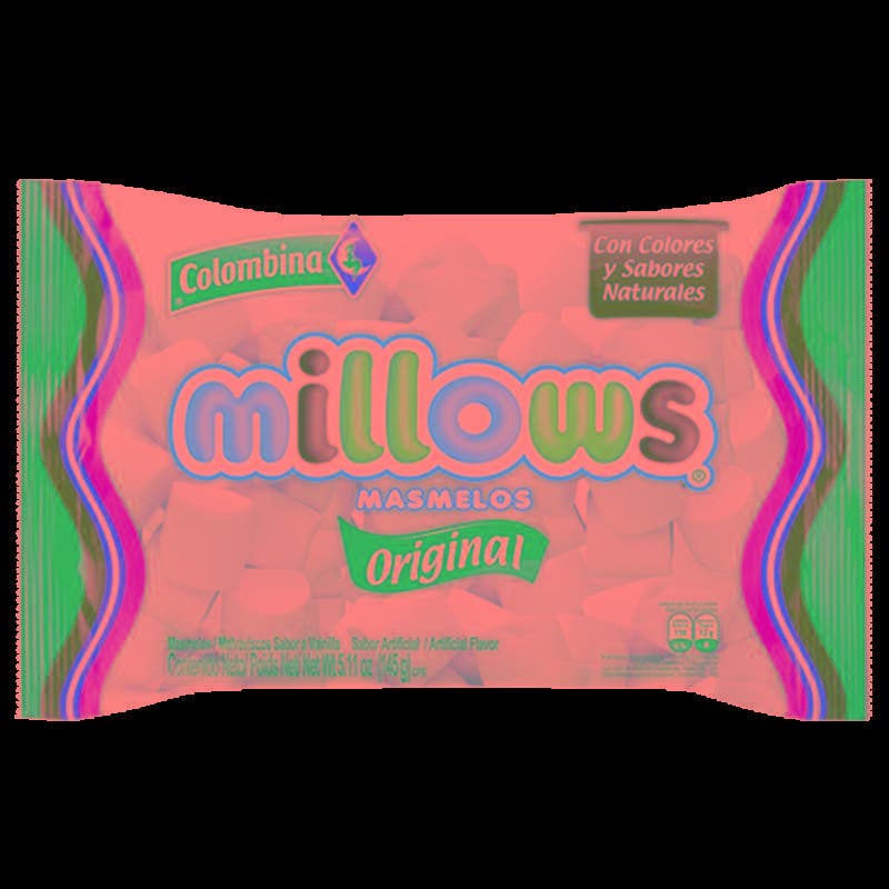 MASMELOS BLANCO MILLOWS COLOMBINA145G