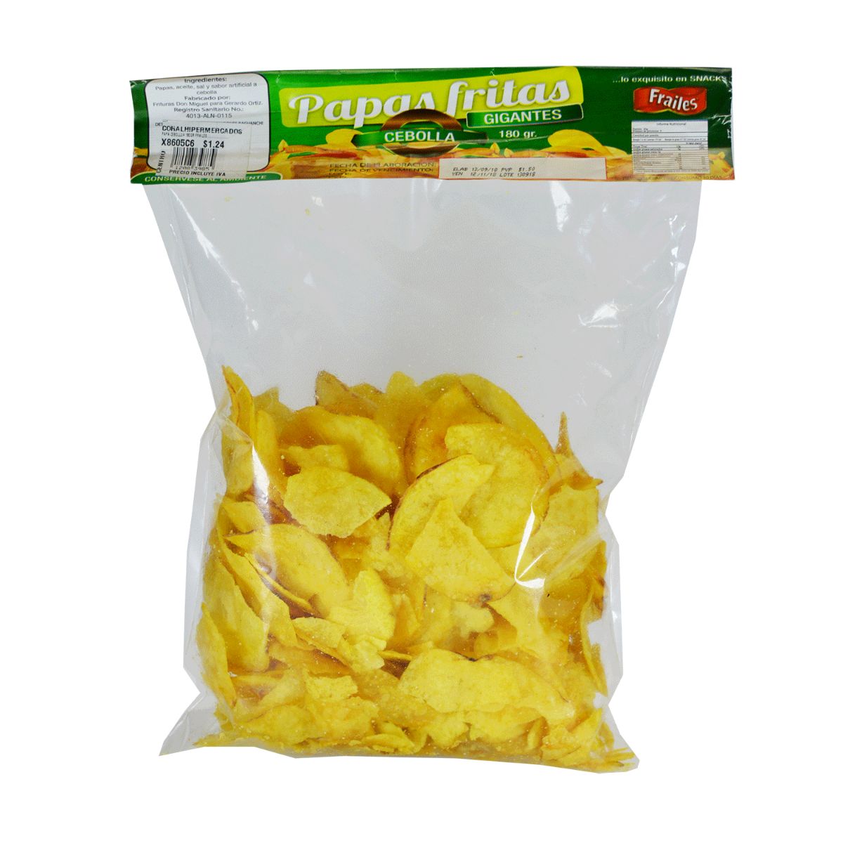 PAPA FRAILES CEBOLLA 180GR