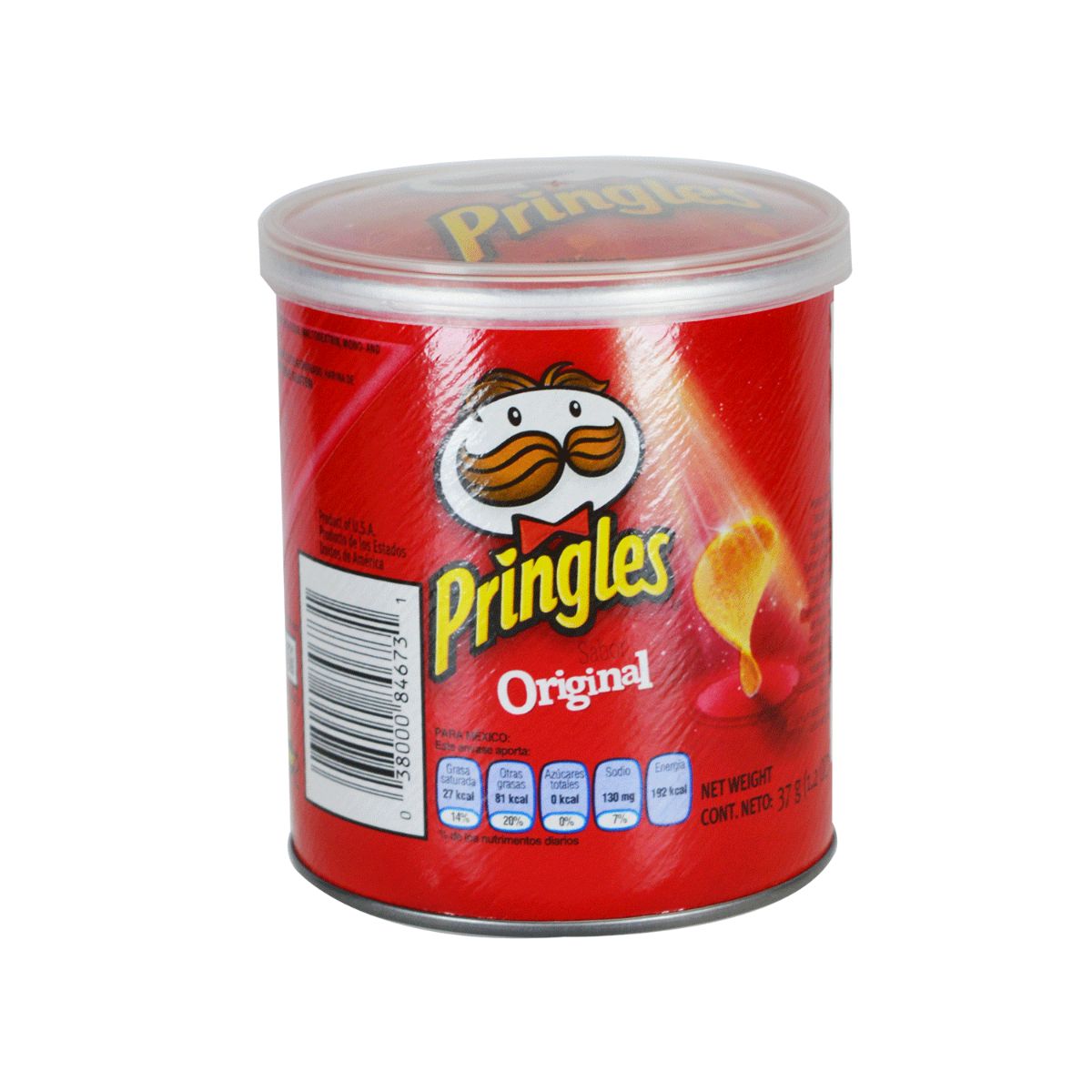 PAPAS PRINGLES ORIGINAL TUBO PEQUENO 37G