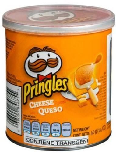 PAPAS PRINGLES QUESO TUBO PEQUENO 40G