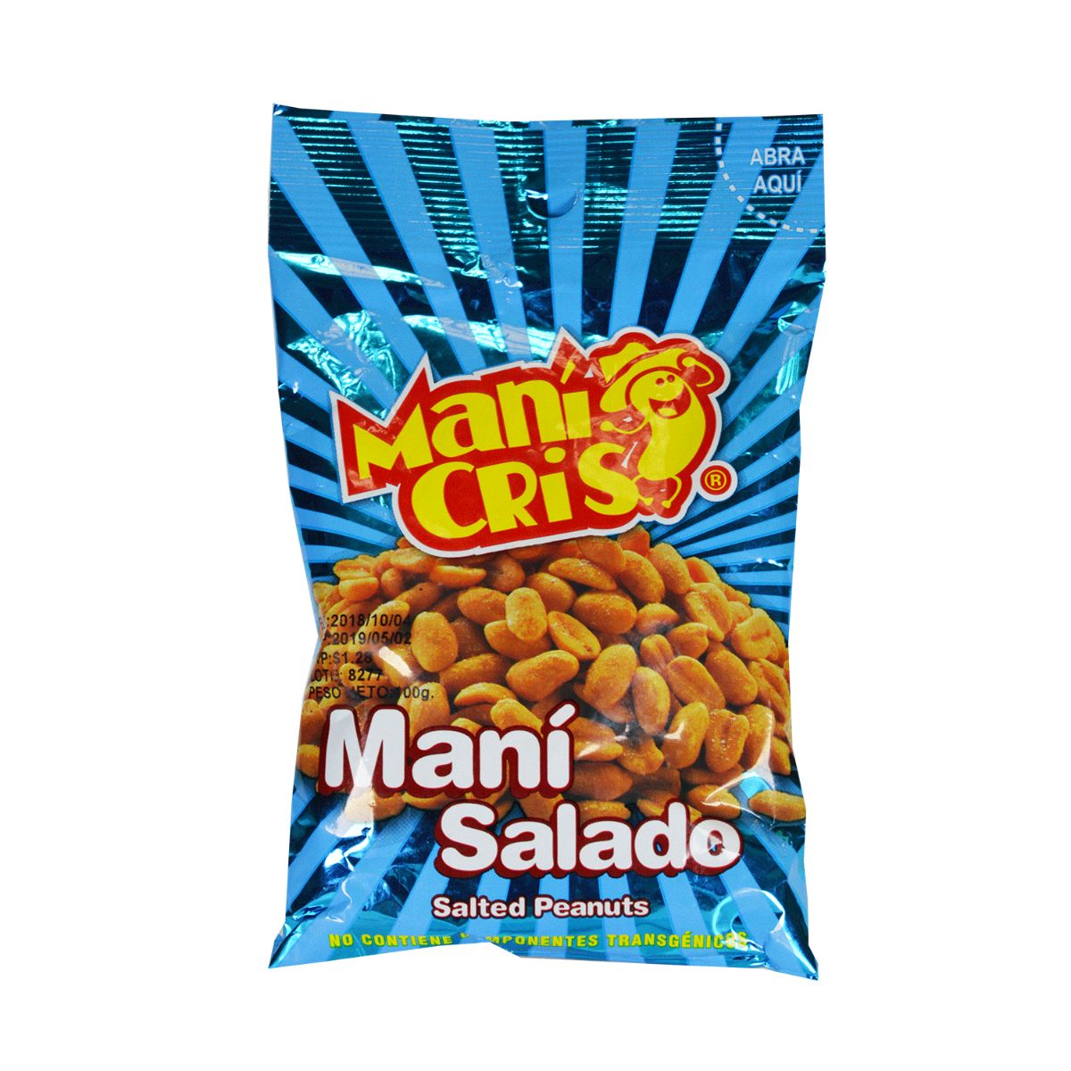 MANI CRIS SALADO FAMILIAR 100G