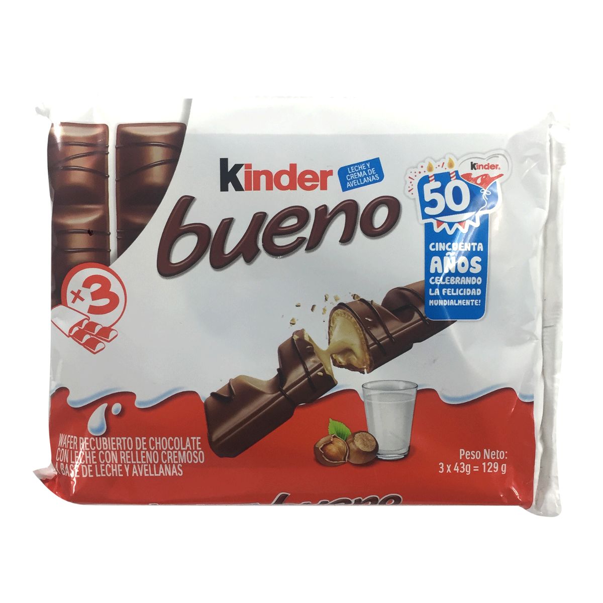CHOCOLATE KINDER BUENO X3 129G