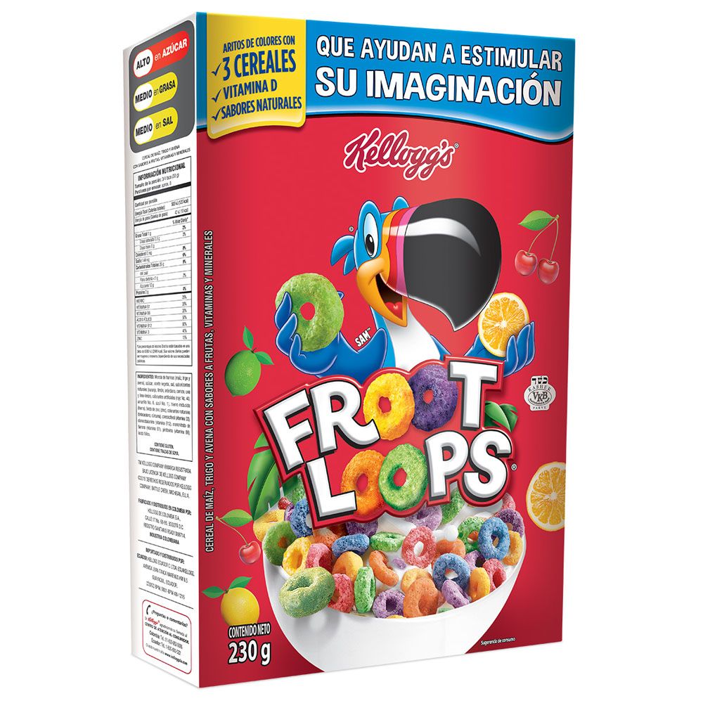 CEREAL FROOTLOOPS KELLOGGS 230G