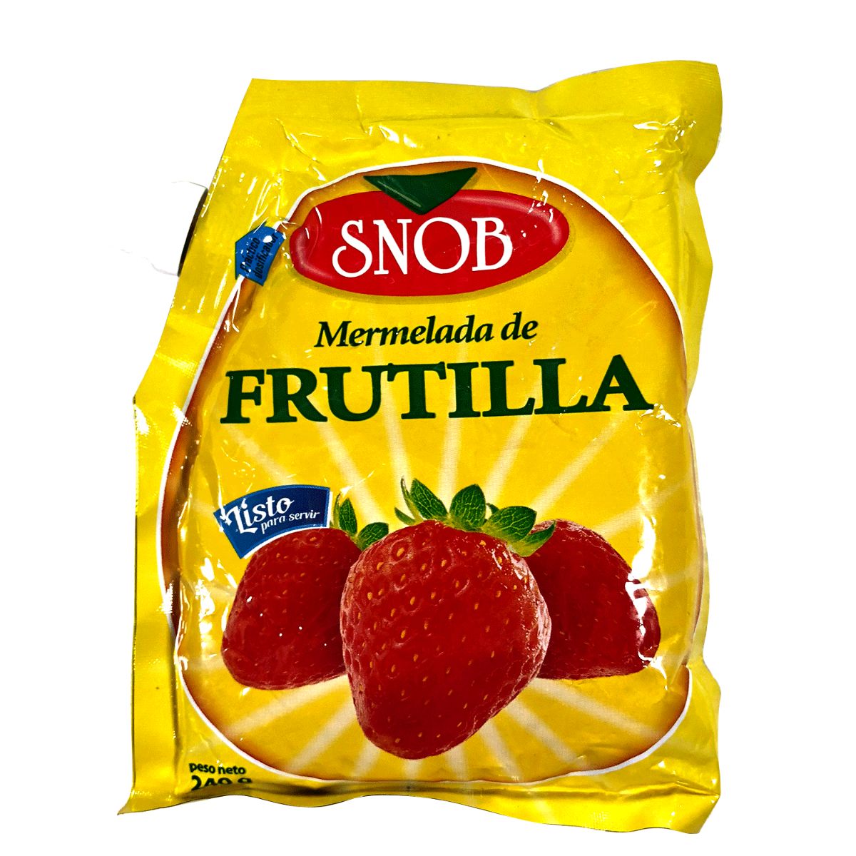 MERMELADA DE FRUTILLA SNOB SACHET 240G