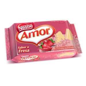 GALLETAS AMOR WAFERS FRESA 175G