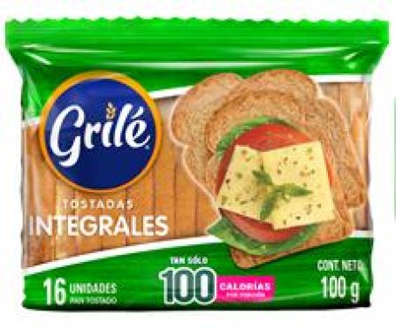 TOSTADAS INTEGRALES GRILE X16 100G