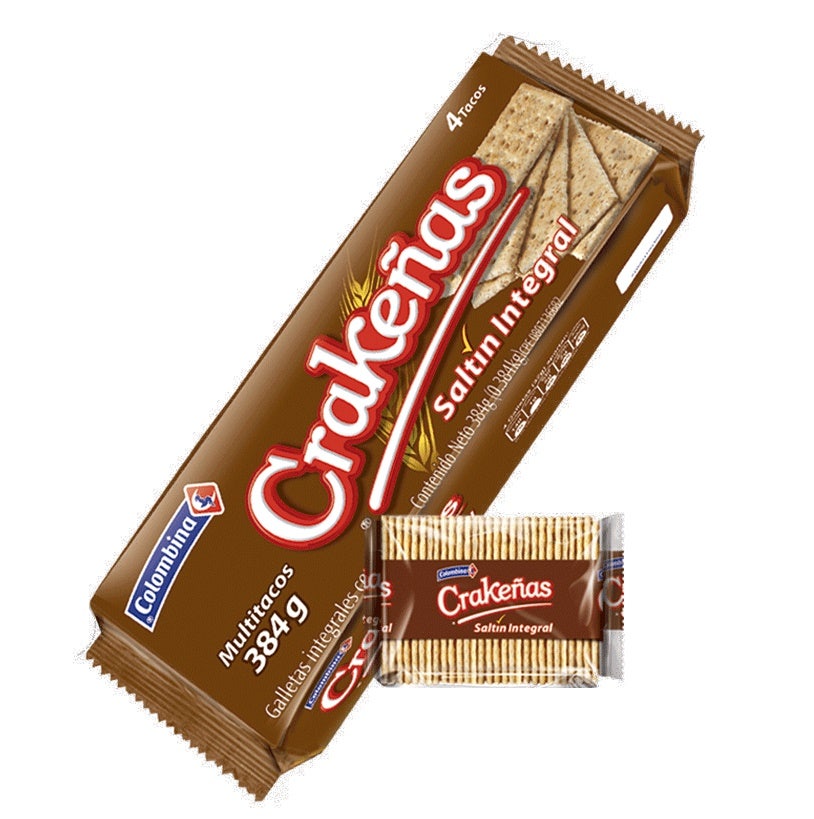 GALLETA SALTIN INTEGRAL CRAKENAS 384G