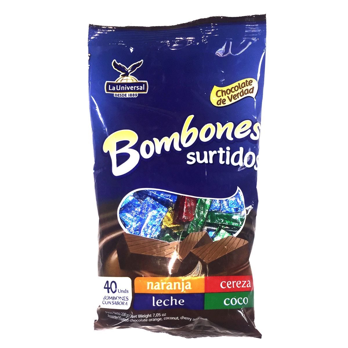 BOMBON SURTIDO FUNDA 36X200G-SEM