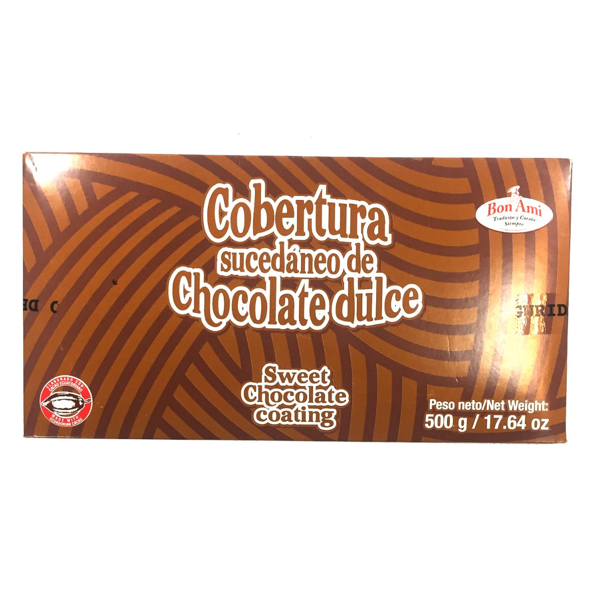 COBERTURA CHOCOLATE DULCE BON AMI 500G