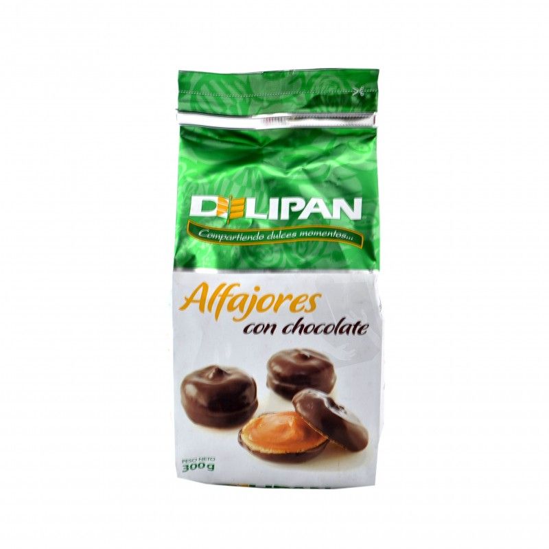 ALFAJORES CON CHOCOLATE DELIPAN 300G