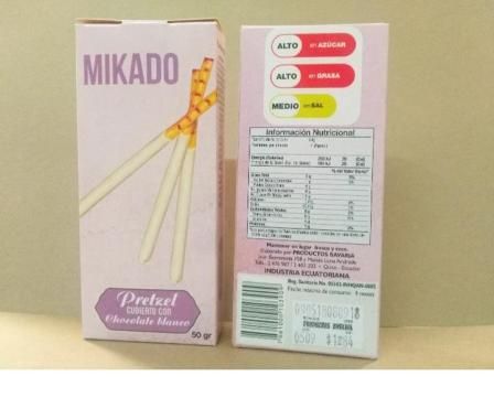 PALITOS MIKADO CHOCOLATE BLANCO BAVARIA
