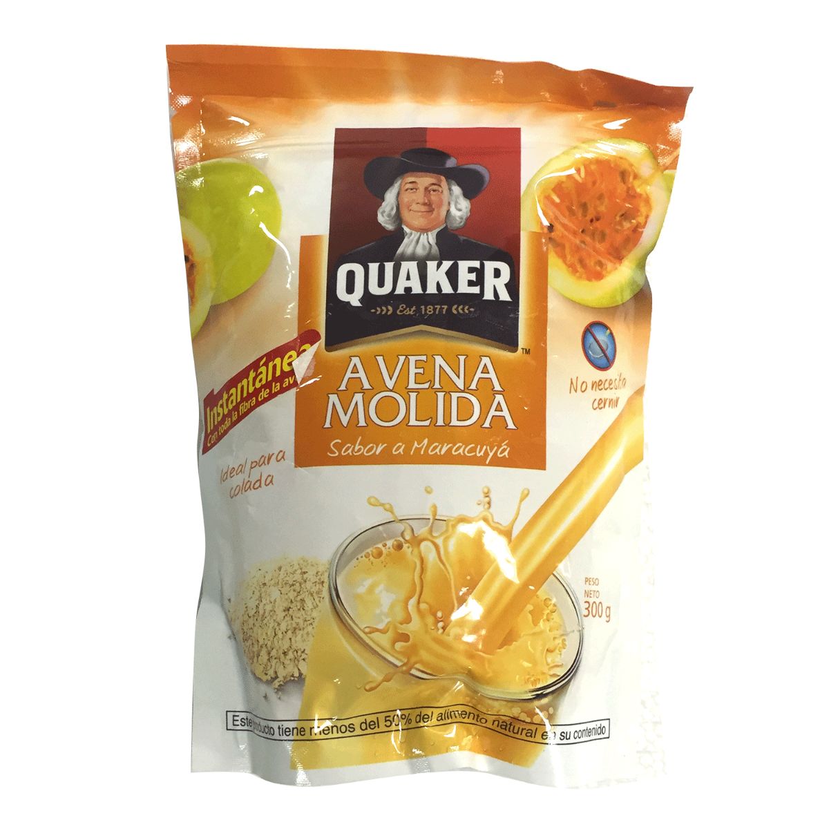 AVENA QUAKER MOLIDA SABOR MARACUYA 300G