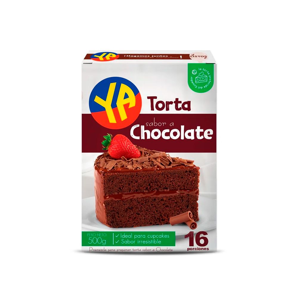 PREMEZCLA DE CHOCOLATE PARA TORTA YA 500