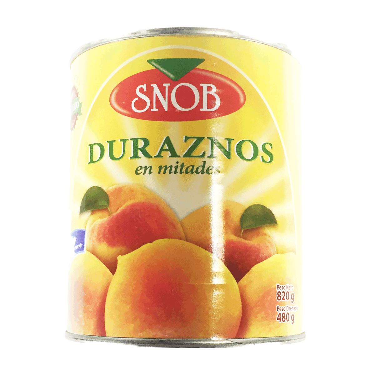 DURAZNO EN MITADES SNOB 820G