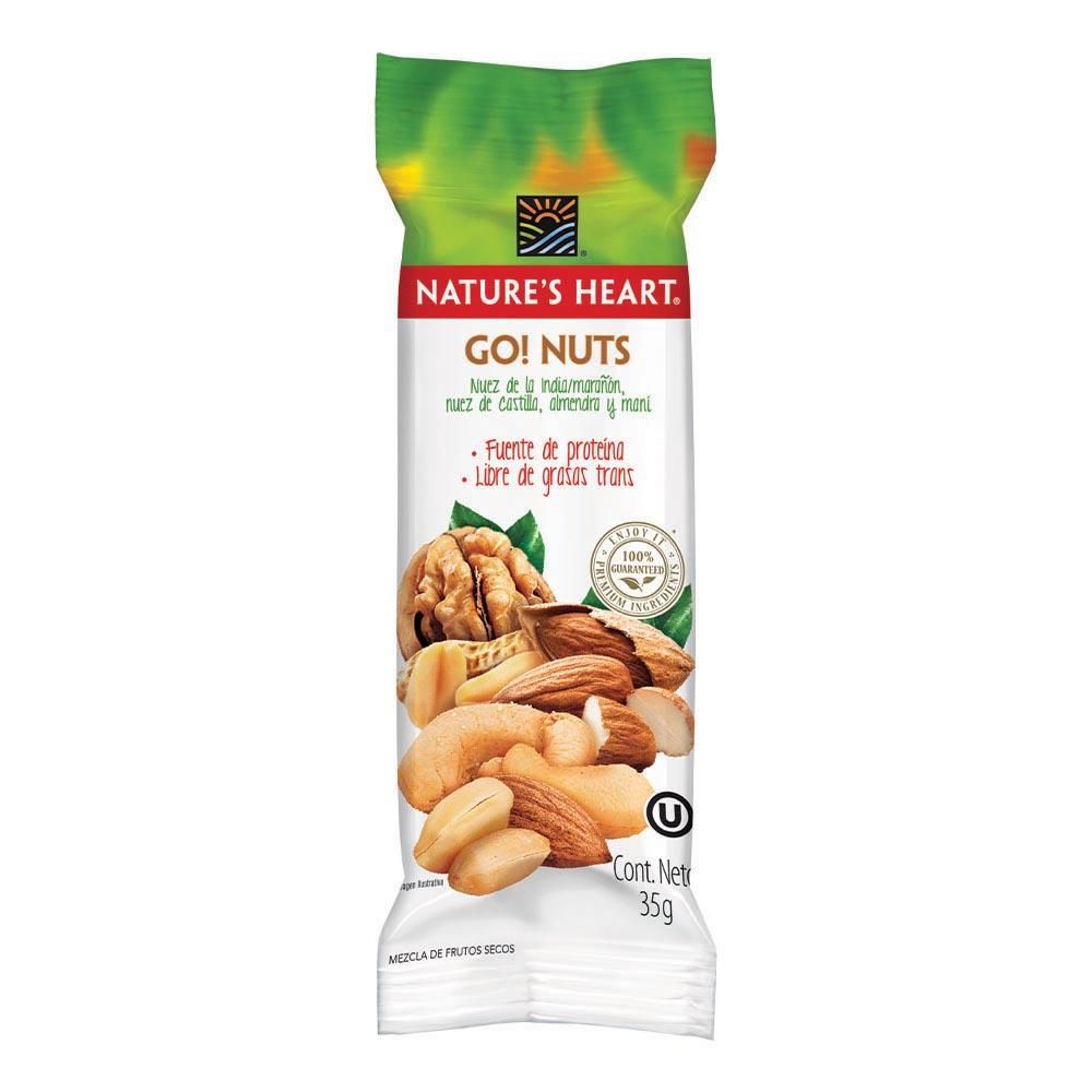 GO NUTS DISPLAY NATURES HEART 35G