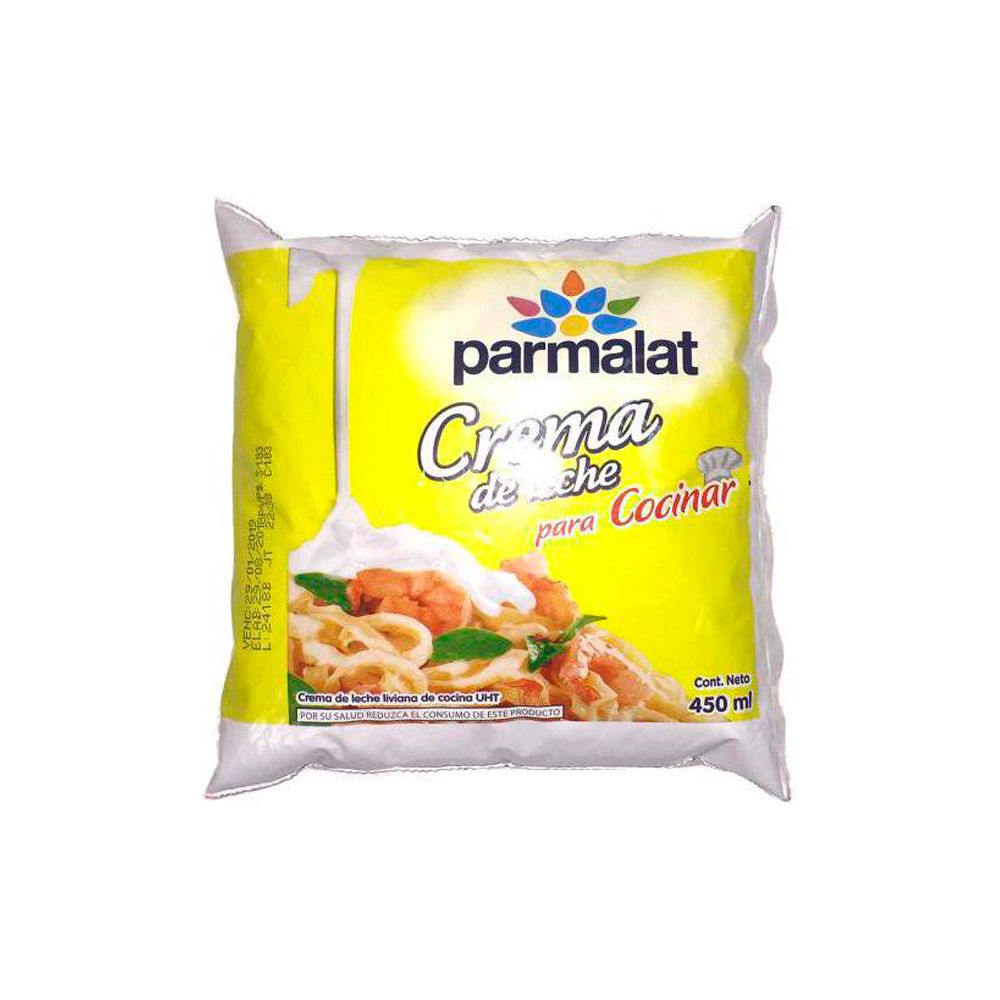 CREMA DE LECHE CULINARIA UHT FUNDA PARMA