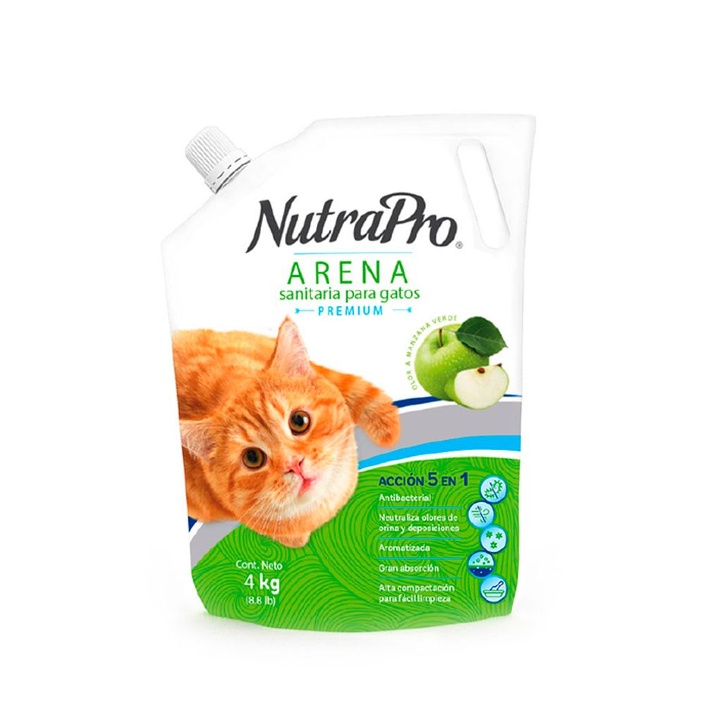 ARENA SANITARIA DE GATOS MANZANA NUTRAPR