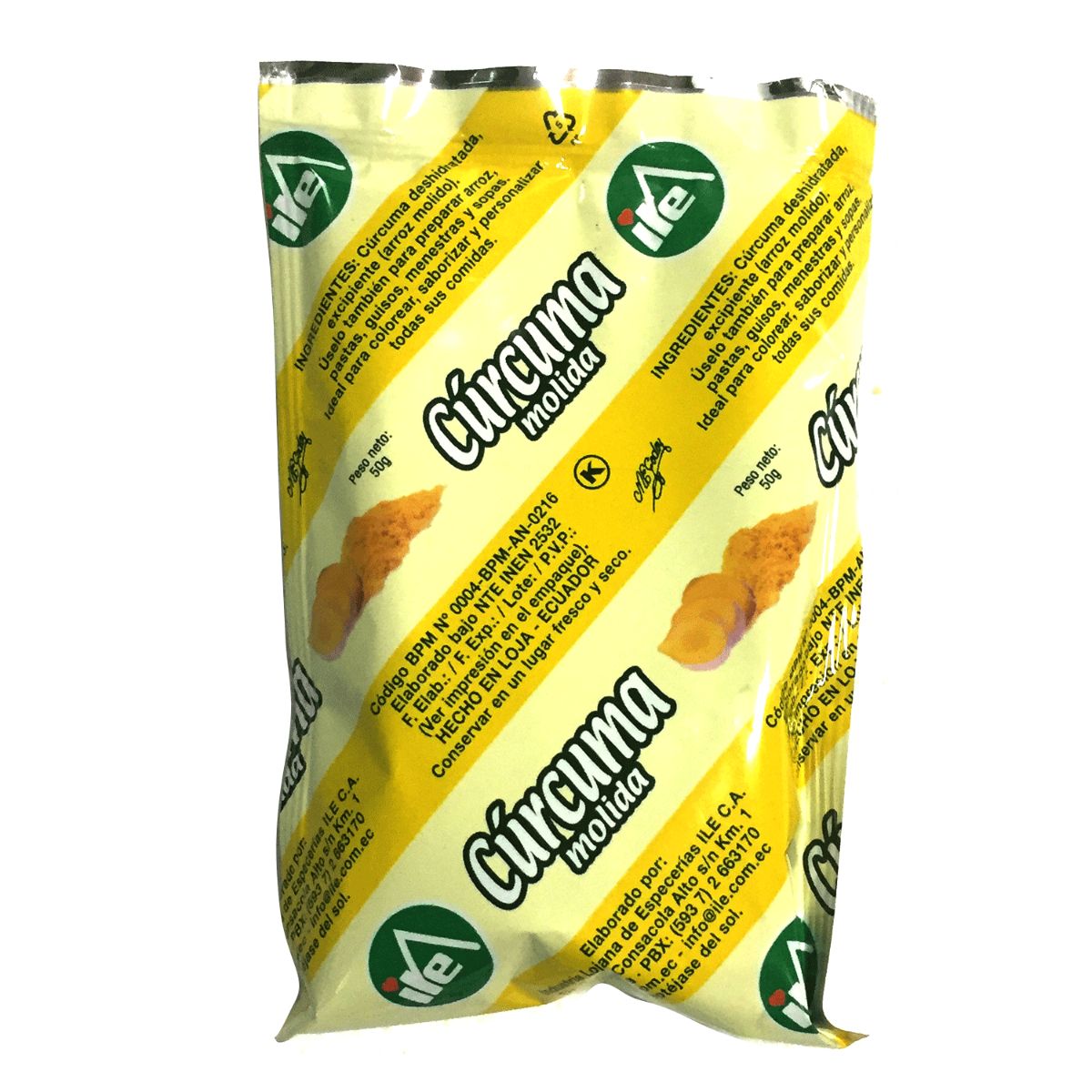 CURCUMA EN POLVO FUNDA ILE 50G