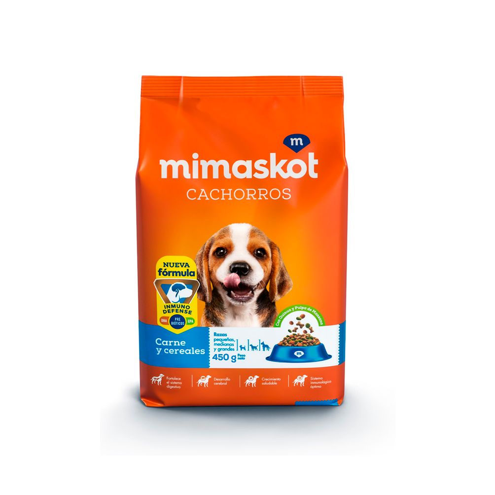 MIMASKOT CACHORROS CON LECHE 450G