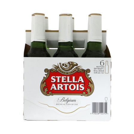 CERVEZA STELLA ARTOIS 6PACK 330ML