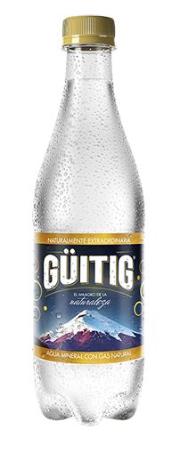 AGUA MINERAL CON GAS GUITIG 500ML