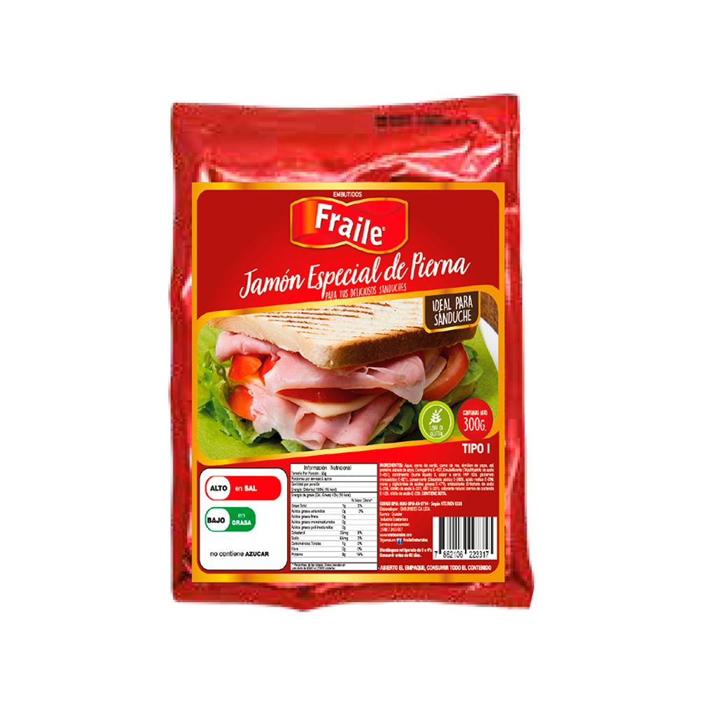 JAMON ESPECIAL PIERNA 11X11 300G