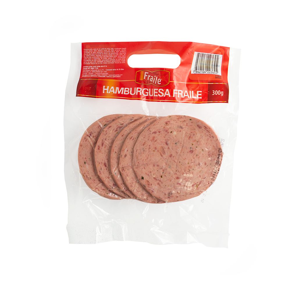 HAMBURGUESA FRAILE PRECOCIDA 300G