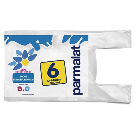 6-PACK LECHE SEMIDESCREMADA APP PARMALAT 900ML (PA