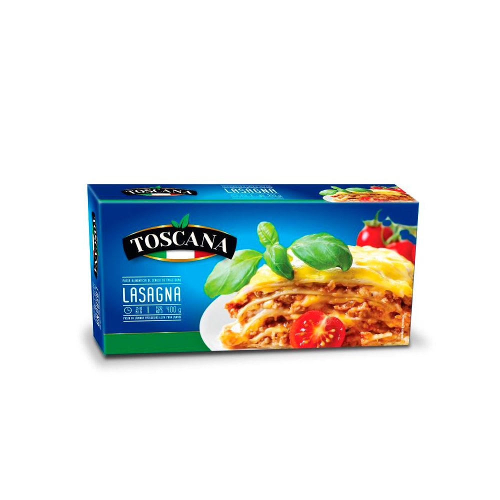 PASTA PARA LASAGNA TOSCANA 400G