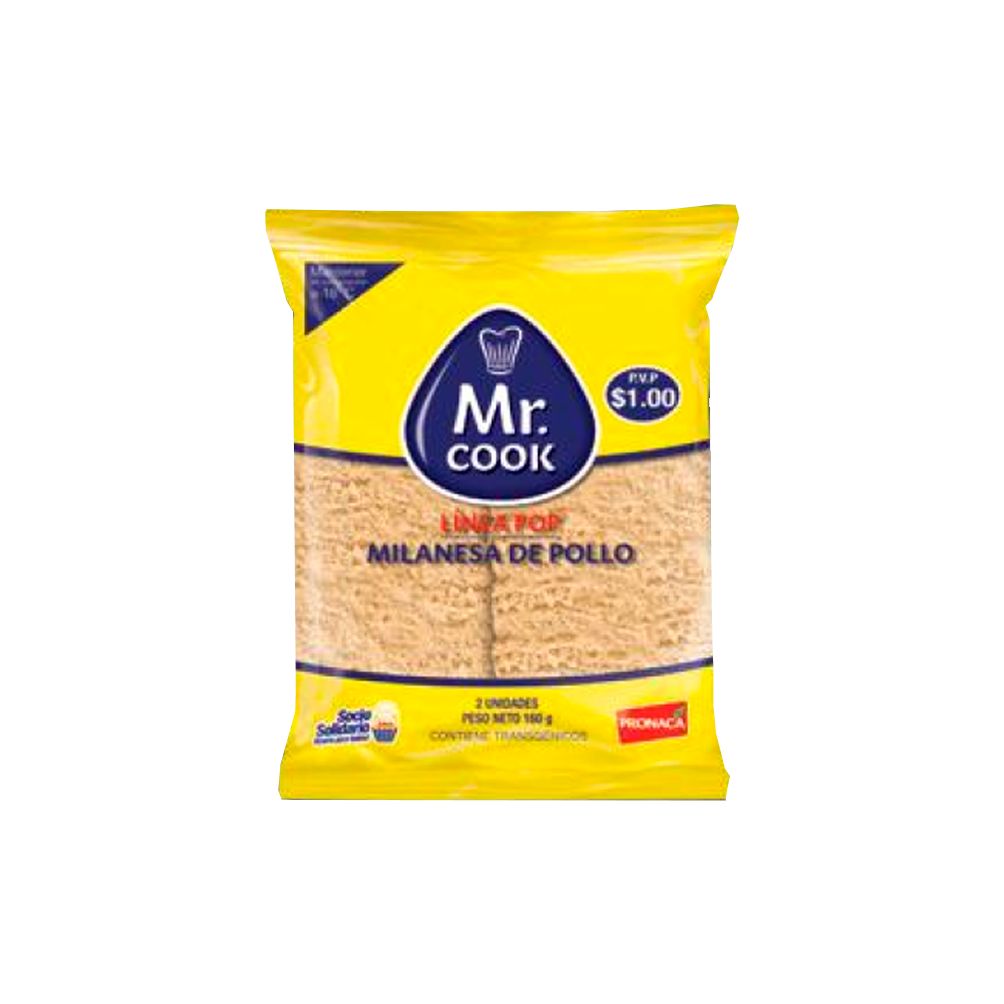 MILANESA DE POLLO MR POLLO 160G
