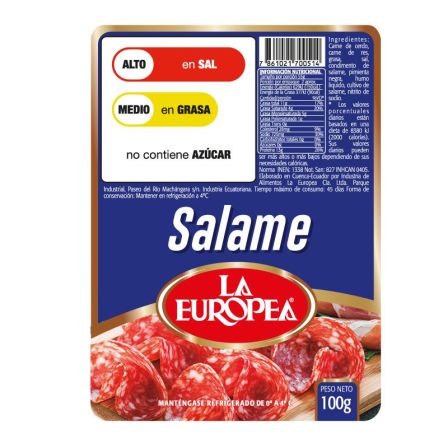 SALAME LA EUROPEA 100 GR