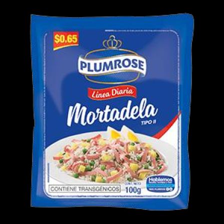 MORTADELA LINEA DIARIA PLUMROSE 100G