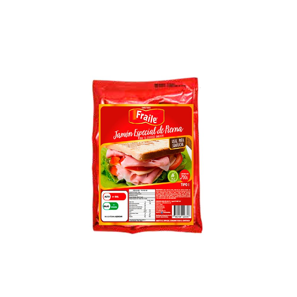 JAMON ESPECIAL FRAILES DE PIERNA 200G