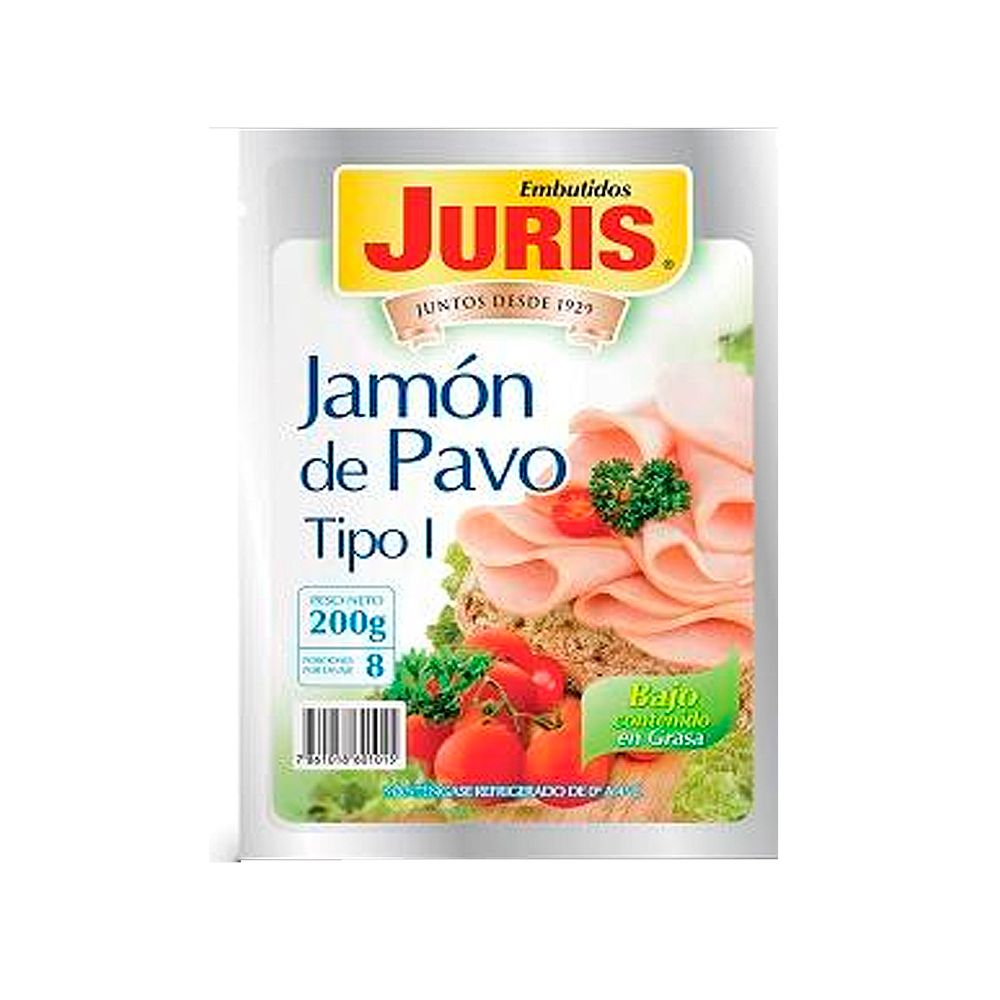 JAMON DE PAVO LIGHT JURIS 200G