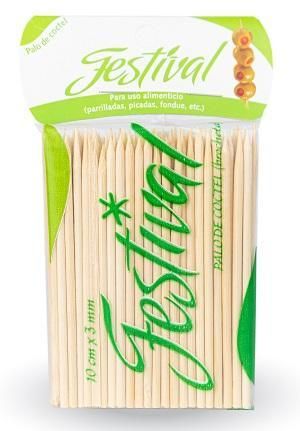 BROCHETAS MADERA BAMBOO X100UDS