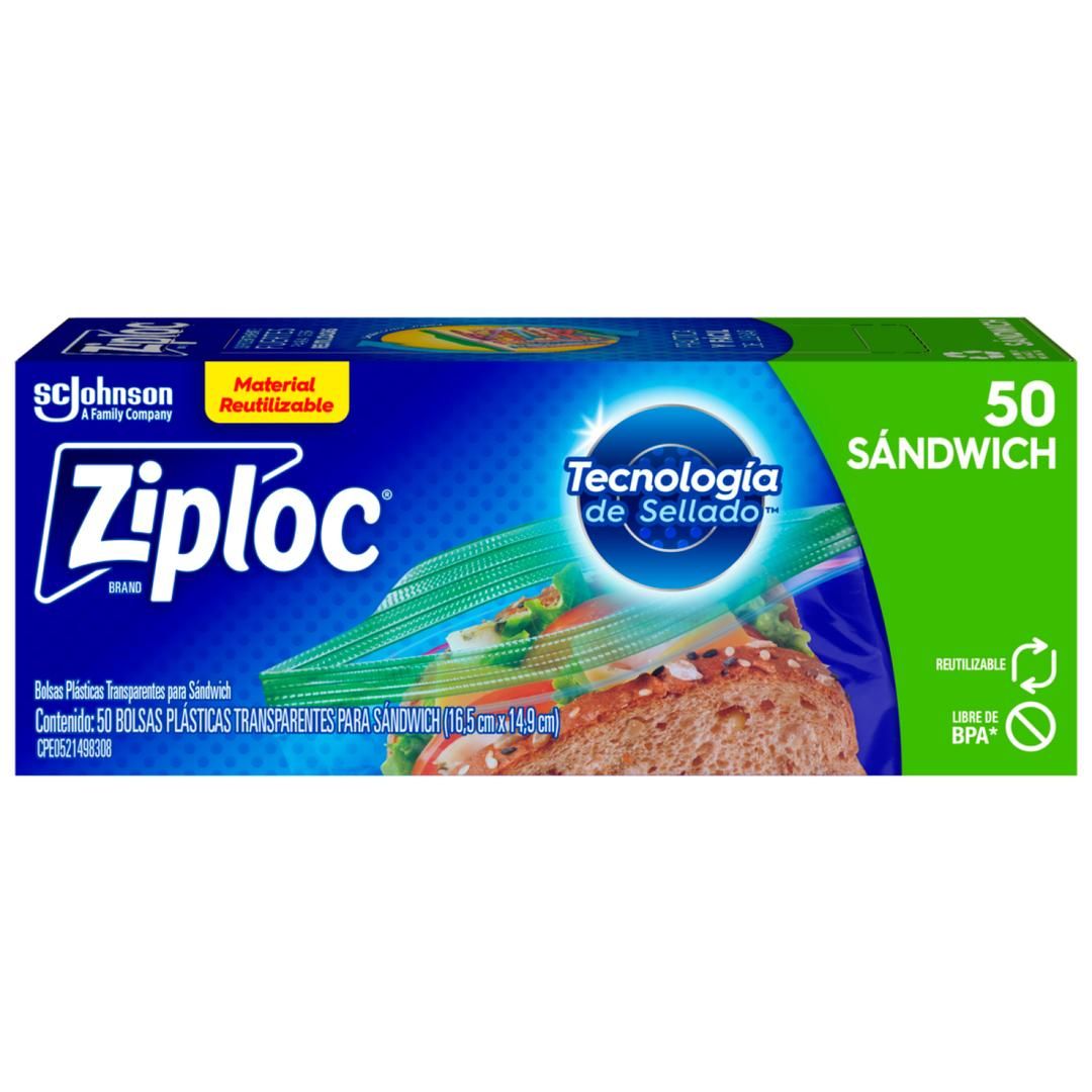 ZIPLOC FUNDAS PARA SANDWICH X50UDS