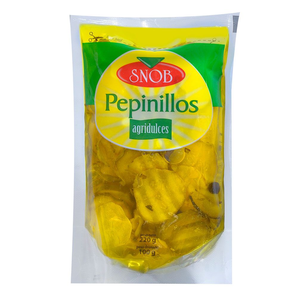 PEPINILLO AGRIDULCE SNOB DOYPACK 220G