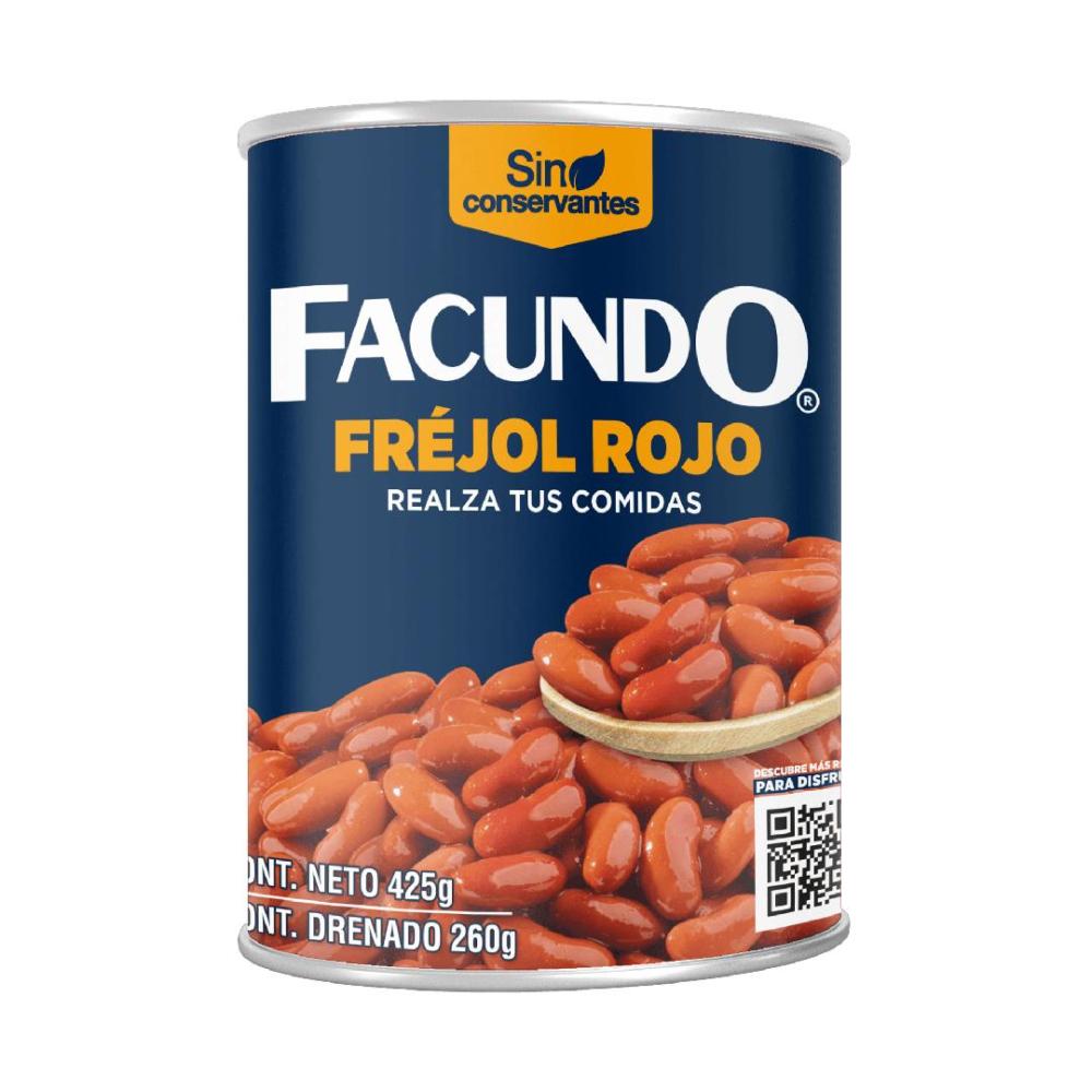 FREJOL ROJO FACUNDO 425G