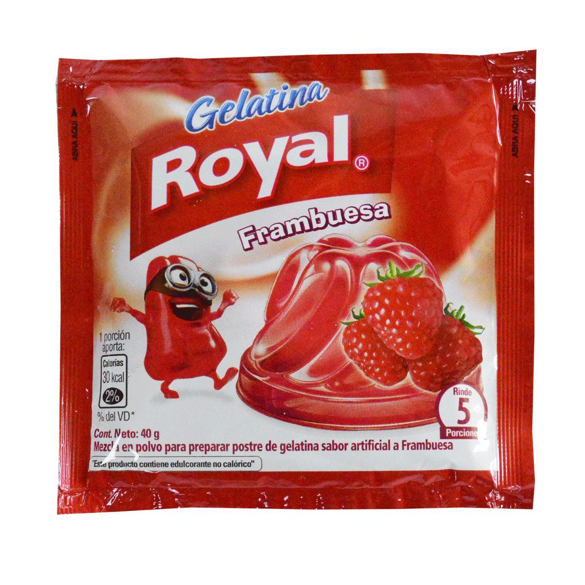 ROYAL GELA FRAMBUESA 4X12X40G EC