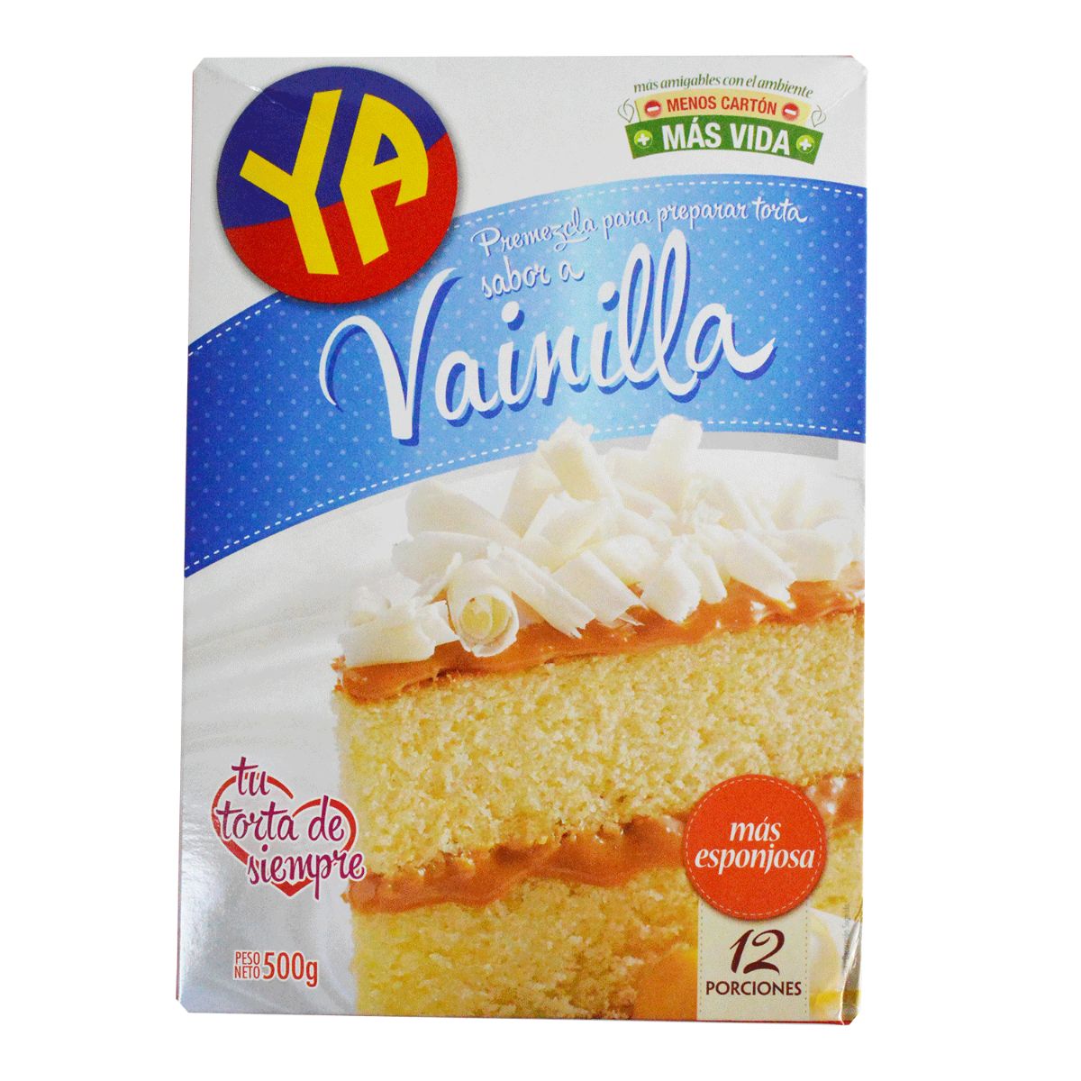 PREMEZCLA DE VAINILLA PARA TORTA YA 500G
