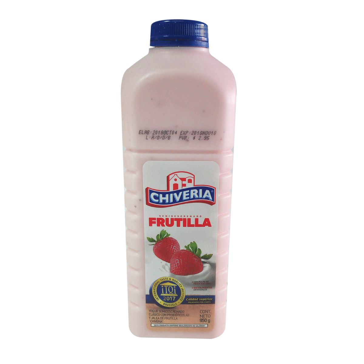 YOGURT FRUTILLA SEMIDESCREMADO CHIVERIA